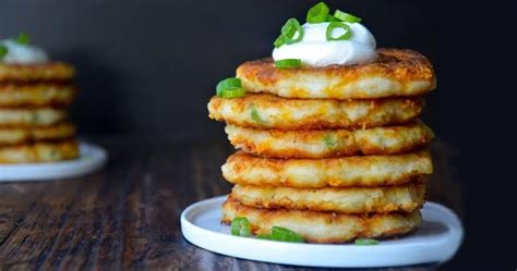 cheesy-leftover-mashed-potato-pancakes-bonbon image
