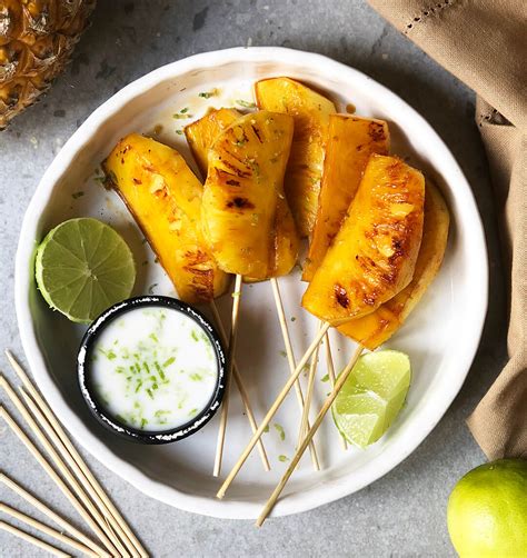 grilled-pineapple-with-lime-coconut-cream-aninas image