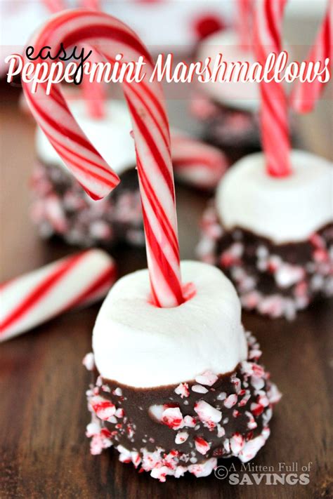 easy-chocolate-and-peppermint-marshmallows image
