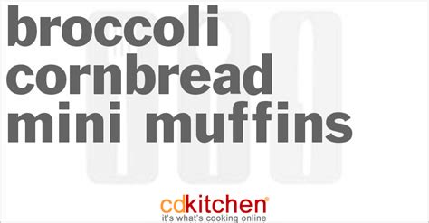 broccoli-cornbread-mini-muffins-recipe-cdkitchencom image