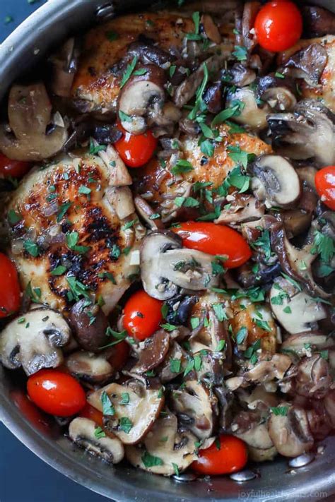 chicken-marsala-with-blistered-tomatoes-easy-chicken-pasta-dish image