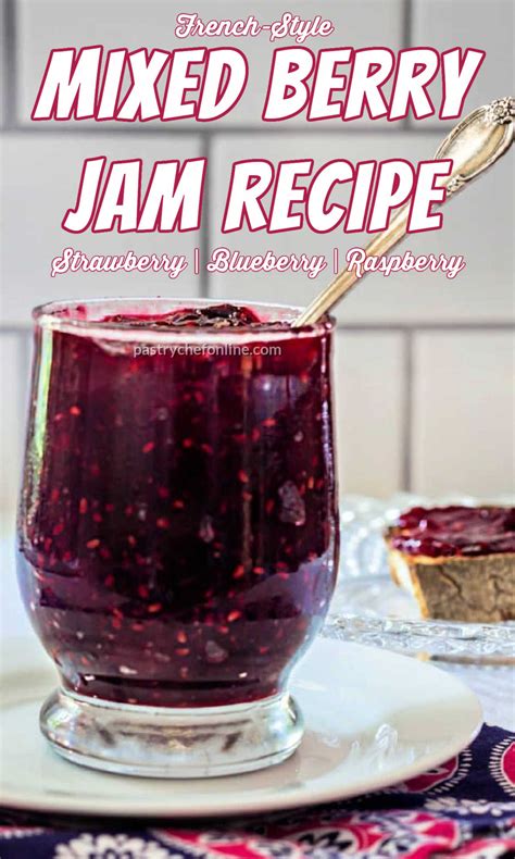 easy-mixed-berry-jam-recipe-no-added-pectin-pastry image