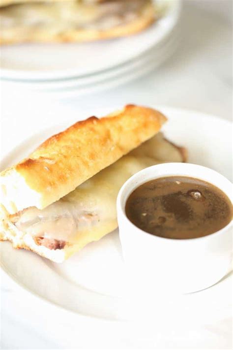 easy-french-dip-with-au-jus-crockpot-recipe-julie image