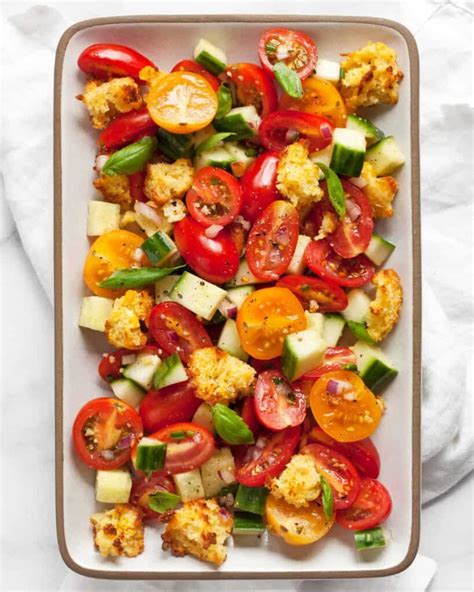 cornbread-panzanella-salad-with-cherry-tomatoes-last-ingredient image