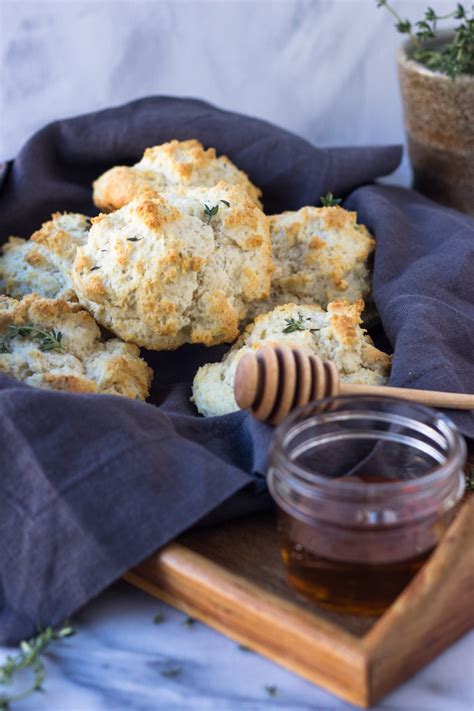 thyme-parmesan-drop-biscuits-fork-in-the-kitchen image