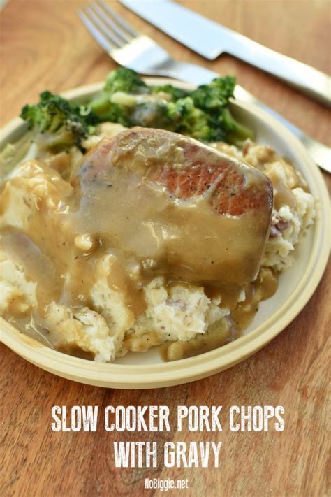 slow-cooker-pork-chops-with-mushroom-gravy image