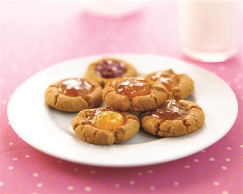 peanut-butter-and-jelly-thumbprint-cookies image