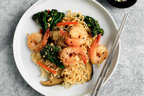 sesame-shrimp-stir-fry-with-ramen-noodles-killing-thyme image
