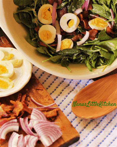spinach-and-bacon-salad-nanas-little-kitchen image