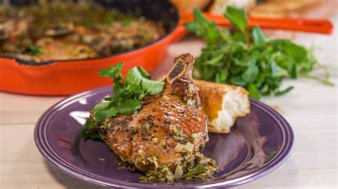 bone-in-pork-chops-with-shallots-mustard-sauce-and image