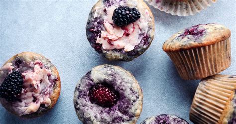 lemon-blackberry-muffins-wife-mama-foodie image