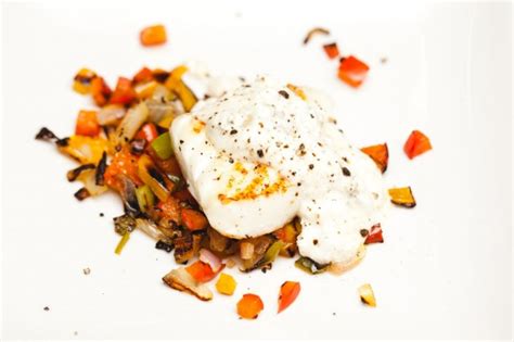 pepper-halibut-with-salsa-cream-sam-the-cooking image