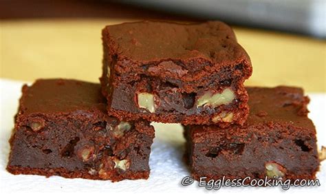 almost-fat-free-brownies-recipe-eggless-cooking image