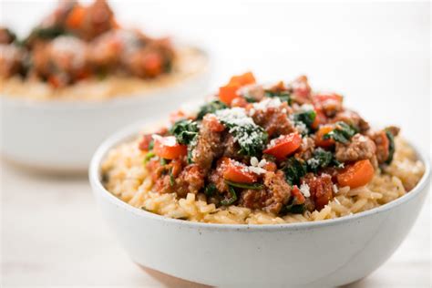 italian-sausage-and-pepper-risotto-recipe-home-chef image