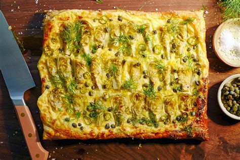 cheesy-artichoke-tart-with-carolina-gelen-chefsteps image