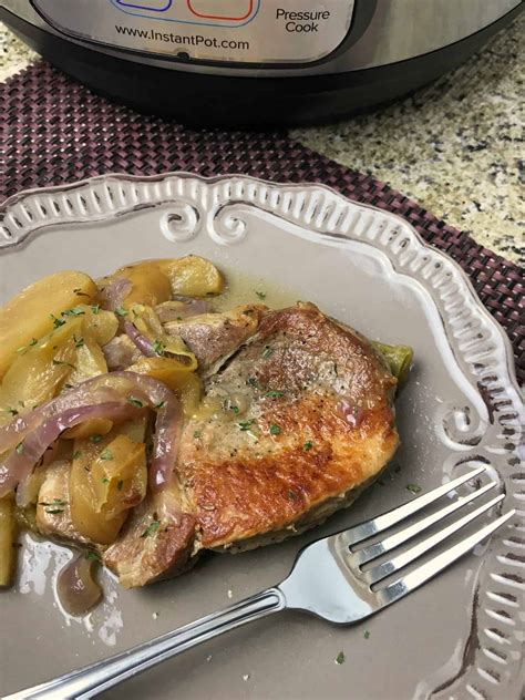 instant-pot-pork-chop-and-apple-recipe-teaspoon-of-goodness image