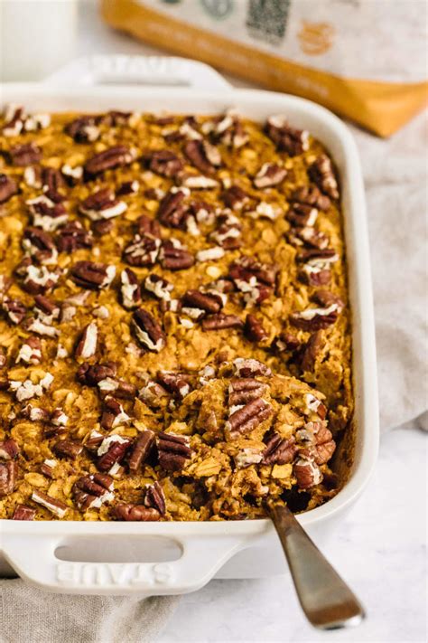 healthy-pumpkin-baked-oatmeal-nourished-by-nutrition image