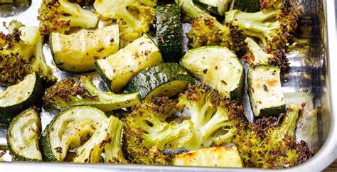 easy-sheet-pan-roasted-broccoli-and-zucchini-paleo image