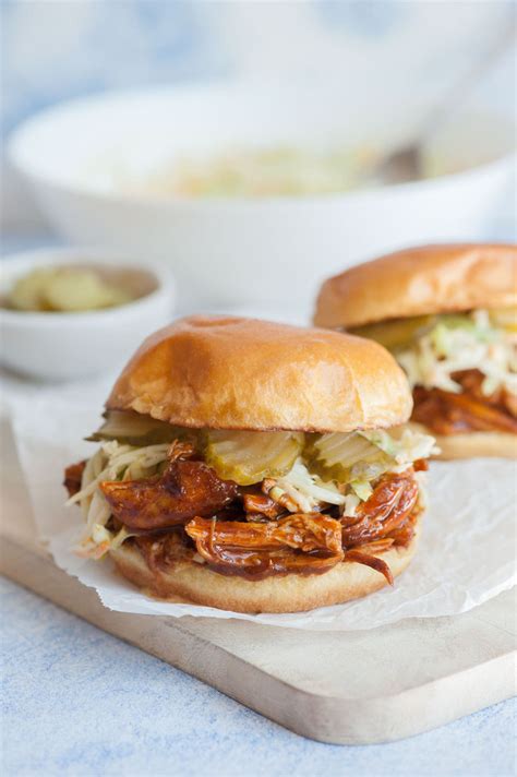 bbq-pulled-chicken-sandwich-everyday-delicious image