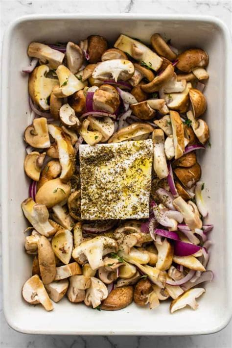 baked-feta-pasta-with-mushrooms-cooking-with-ayeh image