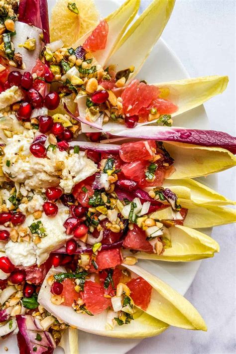 endive-salad-bites-with-grilled-feta-this-healthy-table image
