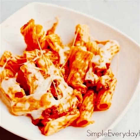 easy-and-delicious-baked-rigatoni-recipe-simple image