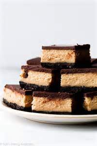 chocolate-peanut-butter-cheesecake-bars-sallys-baking image