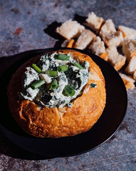 classic-old-school-spinach-dip-in-a-bread-bowl image
