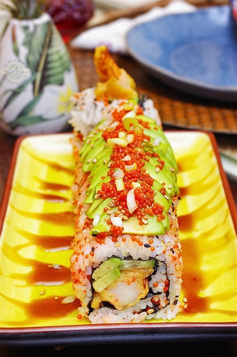 how-to-make-shrimp-tempura-sushi-roll-with-avocado-at image
