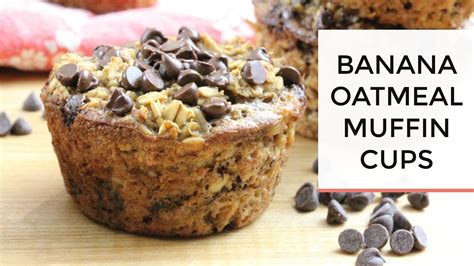 baked-banana-oatmeal-muffin-cups-healthy-youtube image