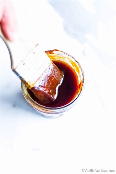smoky-bourbon-bbq-sauce-vanilla-and-bean image