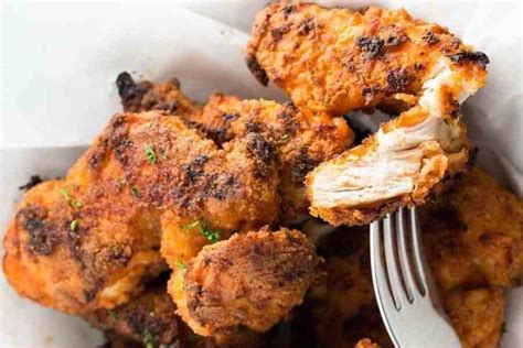 truly-crispy-oven-fried-chicken-recipe-savory image