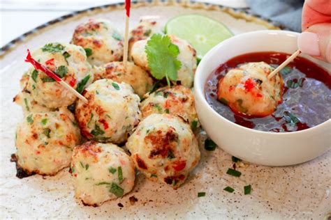 spicy-baked-shrimp-balls-appetizer-asian-caucasian image