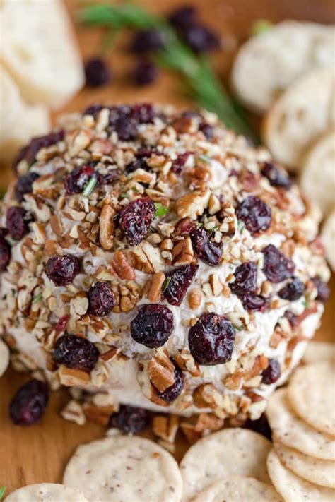 holiday-cranberry-pecan-cheese-ball-greens image