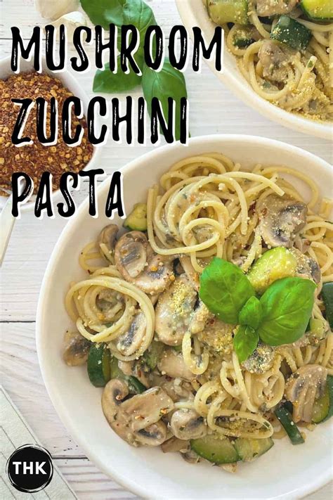 easy-mushroom-zucchini-pasta-this-healthy-kitchen image