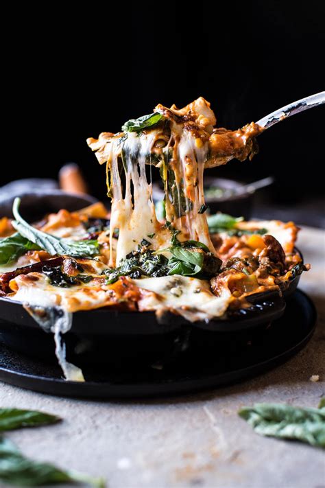 simple-vegetarian-skillet-lasagna-half-baked-harvest image