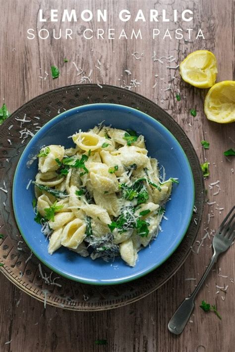 lemon-garlic-sour-cream-pasta-the-cook-report image