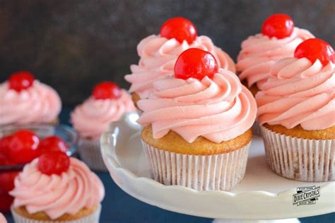 maraschino-cherry-cupcakes-dixie-crystals image