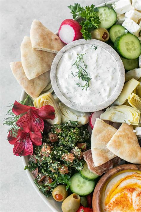 how-to-make-an-easy-greek-mezze-platter-sugar-and image