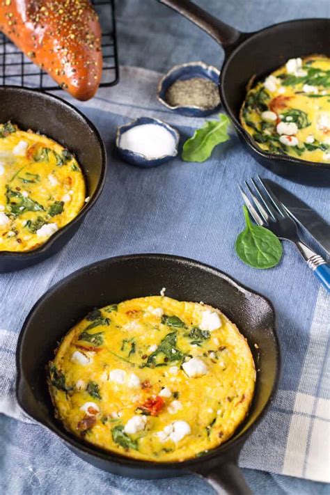 easy-frittata-with-greens-and-goat-cheese-all-thats-jas image