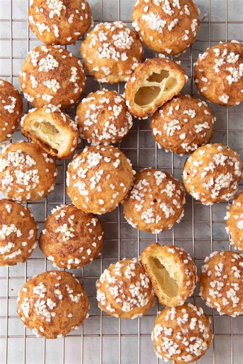 chouquettes-recipe-french-sugar-puffs-the-flavor image
