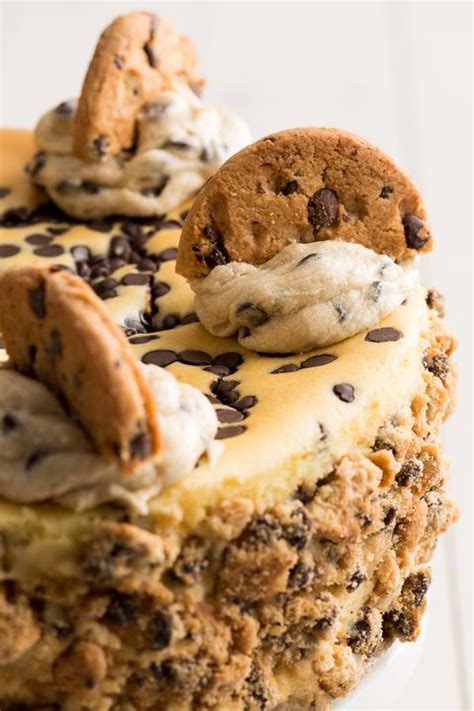 chocolate-chip-cookie-dough-cheesecake-delish image