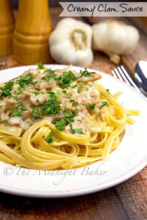 fettuccine-with-creamy-white-clam-sauce-the image
