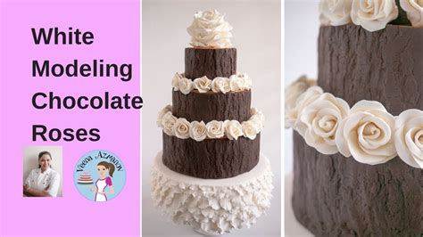 how-to-make-white-modeling-chocolate-roses image