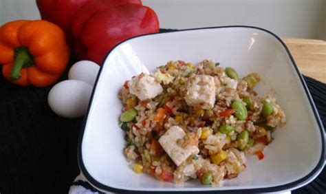 fried-rice-with-scallions-edamame-and-tofu image