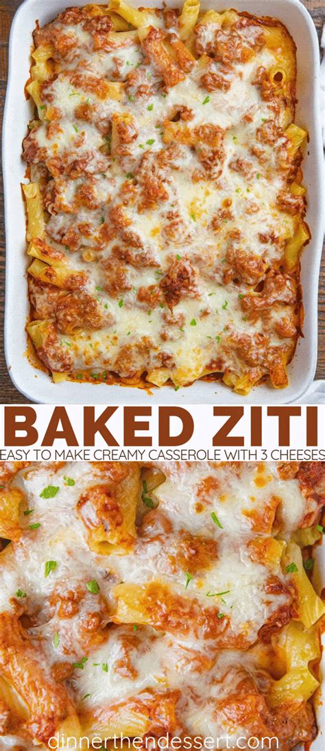 the-ultimate-baked-ziti-recipe-3-cheese-dinner-then image