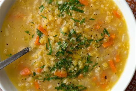 red-lentil-soup-recipe-quick-easy-kitchn image