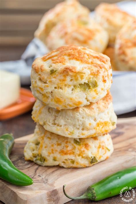 green-chile-cheddar-biscuits-cooking-on-the-front-burner image
