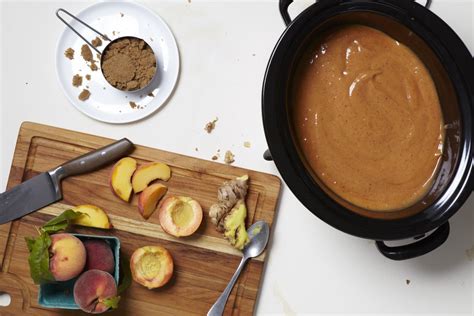 recipe-slow-cooker-ginger-peach-butter-kitchn image