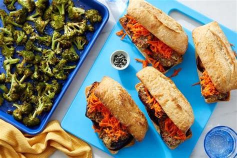 sheet-pan-hoisin-meatloaf-sandwiches-blue-apron image